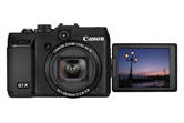 Canon PowerShot G1X s vyklopeným displejem (Kliknutí zvětší)