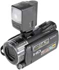 LED-světlo na videokameře Sony CX550 (Kliknutí zvětší)