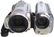 Duo videokamer SD10/20: detail objektivů (Kliknutí zvětší)