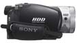 Pohled na kameru Sony SR1 zprava (Klikni pro zvětšení)