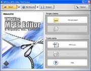 Titulka TMPGEnc-editoru pro MPEG2 (Klikni pro zvětšení)