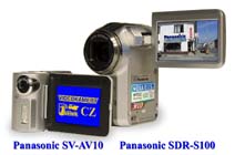 Srovnání: SD-prvotina a SDR-S100 (Klikni pro zvětšení)