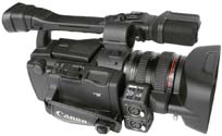 Canon XH A1 v pravém nadhledu (Klikni pro zvětšení)