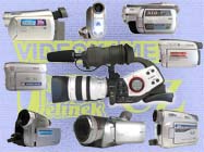 Koláž některých videokamer mini-DV (Klikni pro zvětšení)