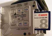 Slot SD-karty – Canon MV5iMC (Klikni pro zvětšení)