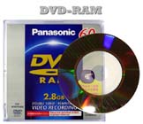 Rotační nepáskové médium: DVD-RAM (Klikni pro zvětšení)