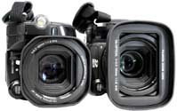 Fazóny loňských HD-kamer JVC zepředu (Kliknutí zvětší)