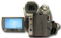 Pohotová kamera Sony HC96 zezadu (Klikni pro zvětšení)