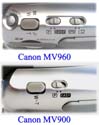 Rozdíl horního ovládání MV960-MV900 (Klikni pro zvětšení)