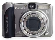 Stabilizovaný Canon PS-A710 IS (Klikni pro zvětšení)