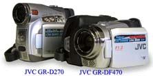 Nové modely JVC roku 2005: srovnání (Klikni pro zvětšení)