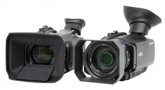 Vyspělé 4K-Videokamery Canon a Sony FDR-AX700
