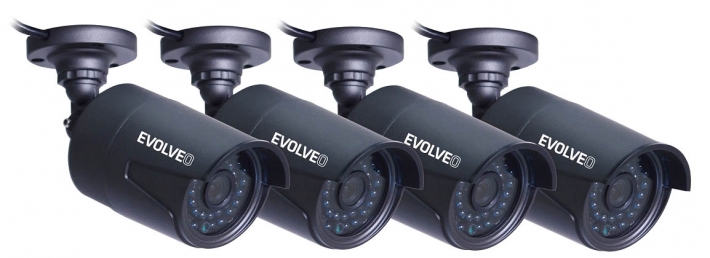 Čtveřice sledovacích kamer EVOLVE...