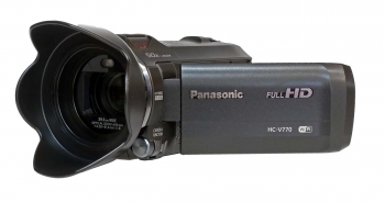 Videokamery Panasonic HC-V770 - sluneční clona