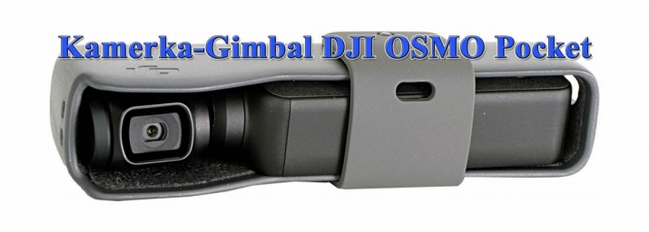 Kamerka DJI OSMO Pocket v pouzdře: otočený gimbal