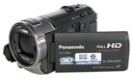 Přední pohled na videokameru Panasonic HC-V700 (Kliknutí zvětší)