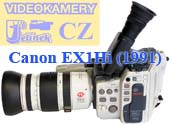 Canon EX1Hi z roku 1991 z boku (Kliknutí zvětší)