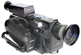 Videokamera Sony CCD-V50 zezadu (Kliknutí zvětší)
