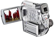 Canon MVX35i zezadu: ovládání (Klikni pro zvětšení)