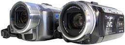 Konkurenční Canon a JVC HD30 (Kliknutí zvětší)
