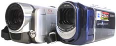Canon FS200 vedle Sony DCR-SX30 (Klikni pro zvětšení)