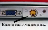 Další konektor typu mini-DIN… (Klikni pro zvětšení)