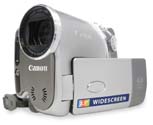 Přední perspektiva kamery Canon DC40 (Klikni pro zvětšení)