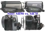 Názorné srovnání: Sony SR90 vs. SR70 (Klikni pro zvětšení)