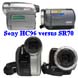 Srovnání videokamer HC96 a SR70 (Klikni pro zvětšení)