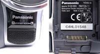 Detaily GS120: mikrofony a AKU-patice (Klikni pro zvětšení)