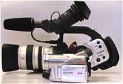 3CCD: Panasonic GS70 a Canon XL1s (Klikni pro zvětšení)