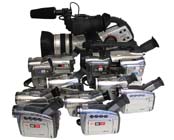 Sortiment videokamer Canon: r.2004 (Klikni pro zvětšení)