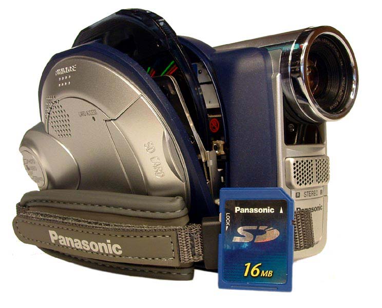 Видеокамеру диском