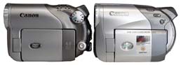 Vrcholy DVD loni a letos: Canon DC40 a DC50 (Kliknutí zvětší)