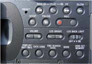 Detail ovládacích prvků pod LCD (Klikni pro zvětšení)