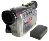 Canon MV750i s nasazenou předsádkou (Klikni pro zvětšení)