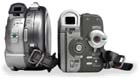 Canon DC100 a MVX460: zezadu (Klikni pro zvětšení)