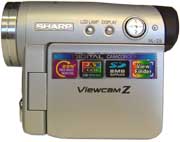 Sharp VL-Z5: z boku (Klikni pro zvětšení)