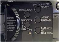 Detail ovládání pod LCD-panelem (Klikni pro zvětšení)
