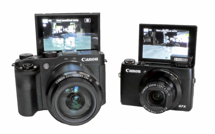 Fotoaparáty Canon PowerShot G3 X a G7 X