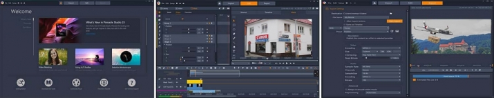 Typický editační program Pinnacle Video-Studio VS24