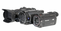 Trio často porovnávaných kamer Canon, Sony, Panasonic 