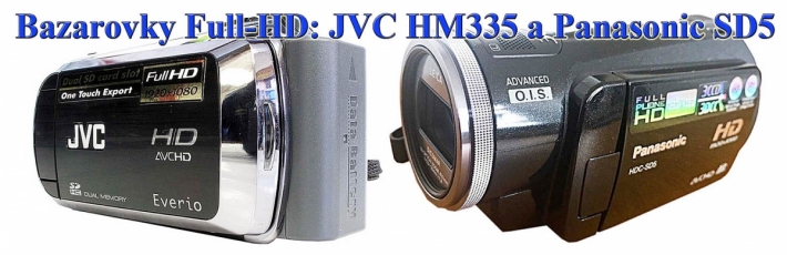 Bazarové kamerky Full-HD od firem JVC a Panasonic