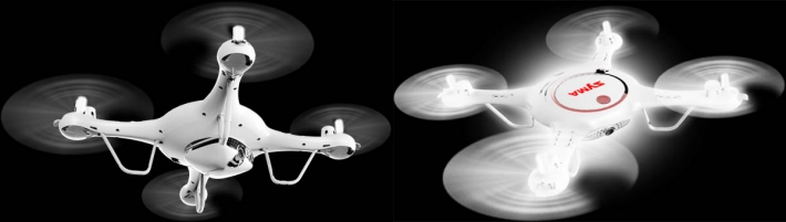 Syma X5UW-D - elegantní bílý dron na produktové fotce