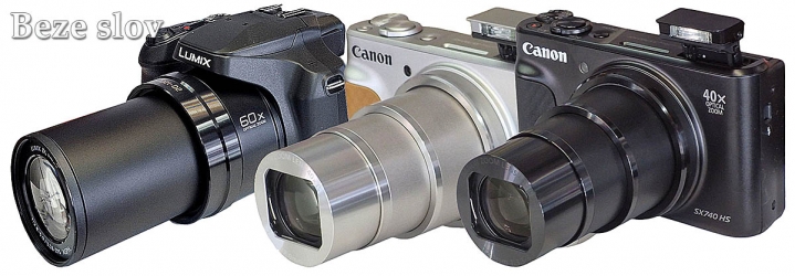 Panasonic FZ872 byl vybrán do srovnání v testu SX740