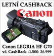 Letní CashBack pro Canon LEGRIA HF G70 je COOL...