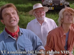 Jurský park - momentka v rozlišení 240 linek: cca VHS