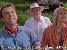 Jurský park, momentka v rozlišení 480 linek: cca mDV