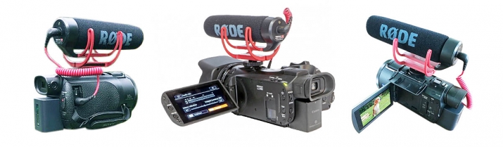 Externí mikrofon RODE VideoMic GO na Videokamerách