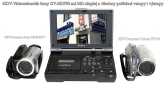 HDV-rekordér Sony GV-HD700 a 2 typické HDV-kamery 